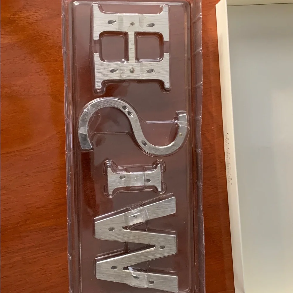 Pottery Barn “WISH” Shadow Box Letters